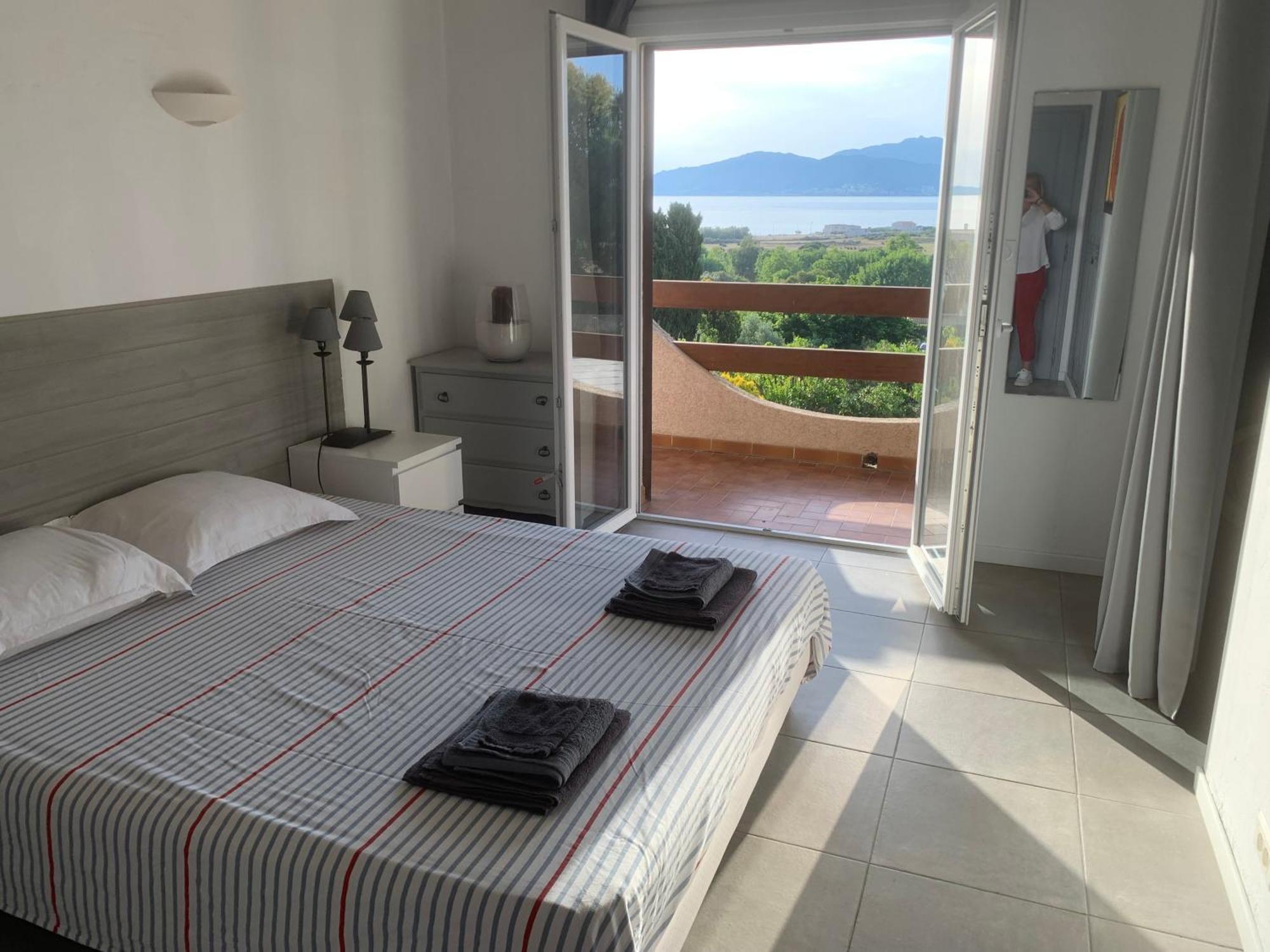 Corsicadream Arone Superbe Appartement Dans Villa, Vue Panoramique Mer, Piscine, Proche Porticcio Pietrosella Exterior photo